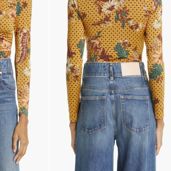 ULLA JOHNSON Eileen top, Amber - Small - Picture 6 of 14